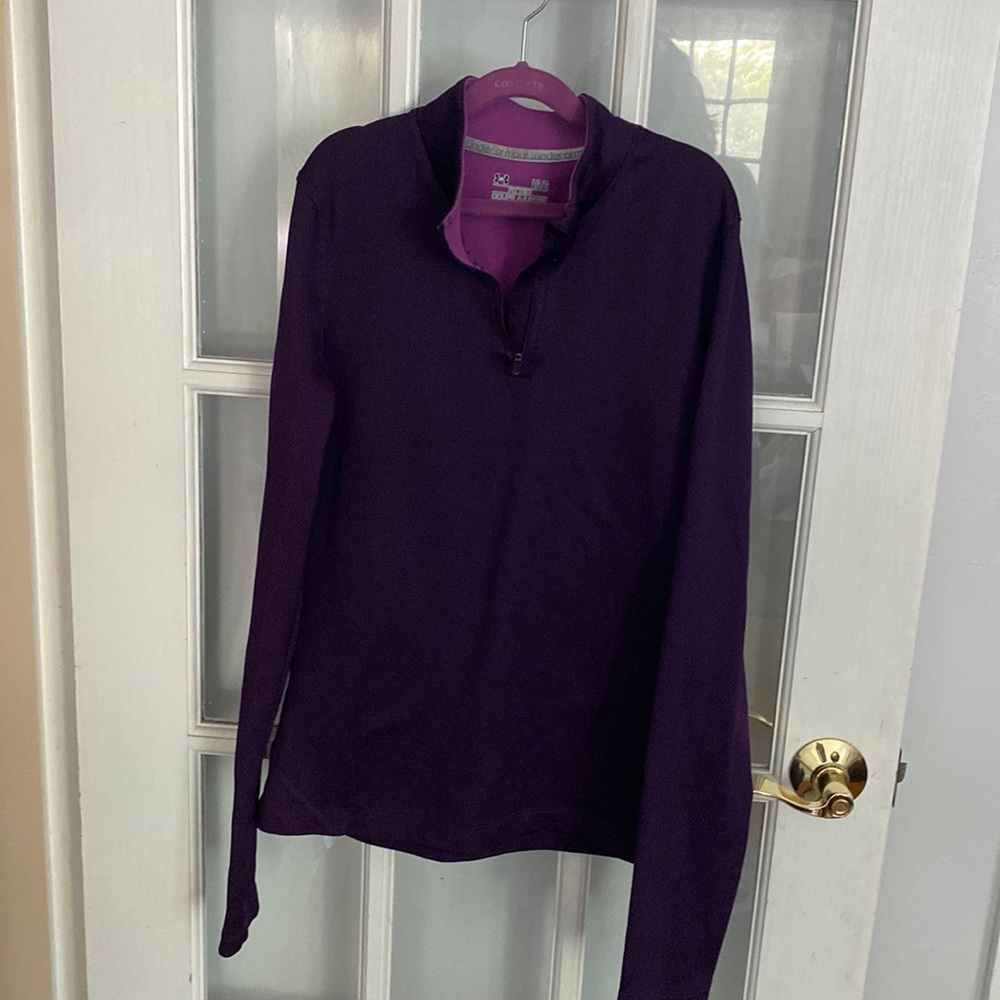 Girls Purple Under Armour Sweatshirt size large